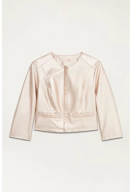 Късо яке от еко кожа