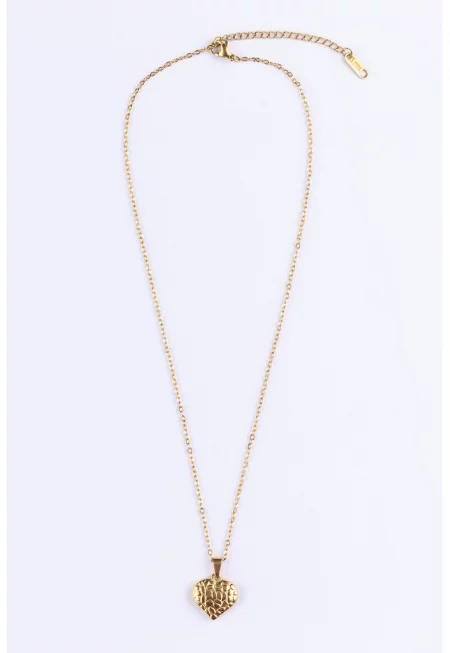 Колие с 18К златно покритие и висулка