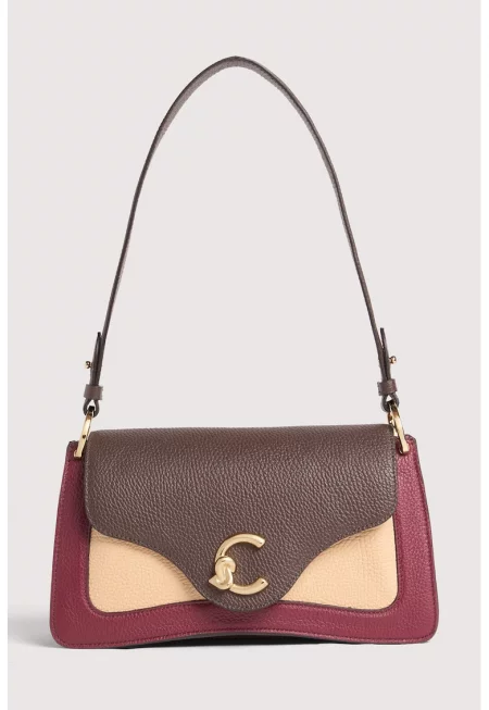 Кожена чанта през рамо Me