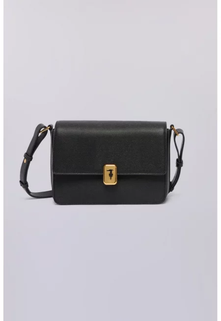 Кожена чанта с лого