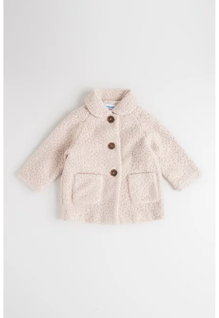 Мъхесто палто с копчета