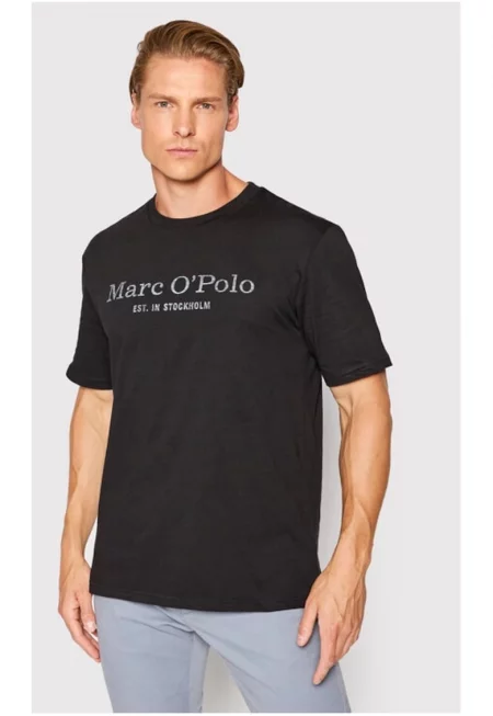 Мъжка тениска -  537984 - черен - памук