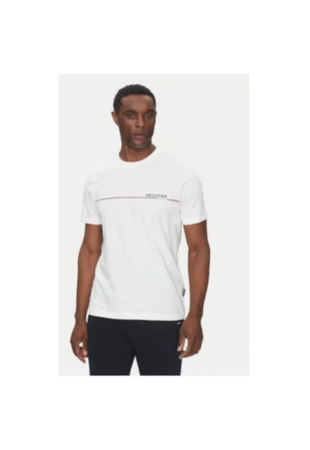 Мъжка тениска  75008 10 - Памук - Бяла - Бял