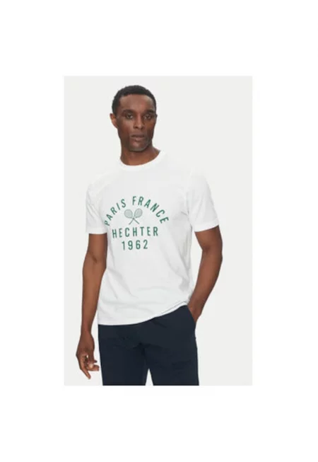 Мъжка тениска  75014 151919 - Памук - Бяла - Бял