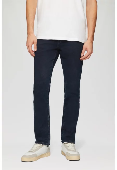 Мъжки дънки Nelio - средна талия - Slim Fit - Slim Leg - - Ултрамарин синьо