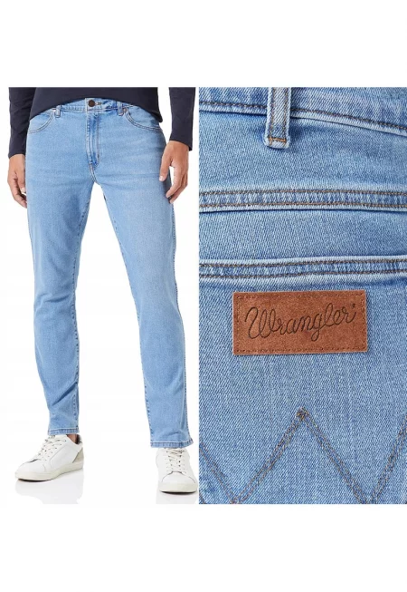 Мъжки дънки Wrangler  812 Slim Tapered Сини W38 L34