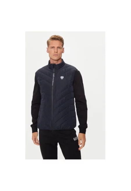Мъжки елек - Emporio Armani  304286612 - Полиестер - Син