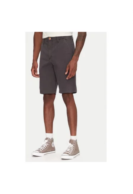 Мъжки къси панталони  112362922 - памук - сив