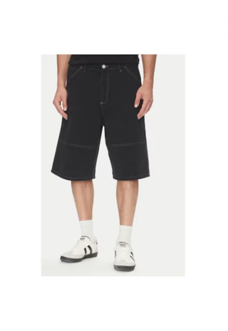 Мъжки къси панталони Jack Jones - 12278222 - памук - черен - Черен