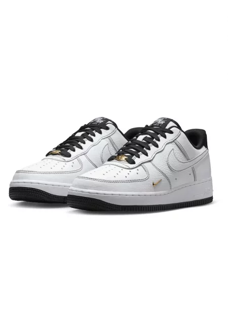 Мъжки кецове  Air Force 1'07 Mini Jewel - естествена/синтетична кожа/текстил - бял/черен