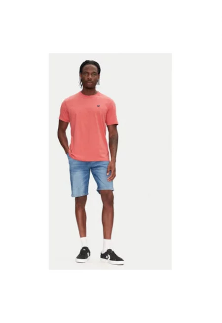 Мъжки шорти  112362505 - Дънкови - памук/еластан - син