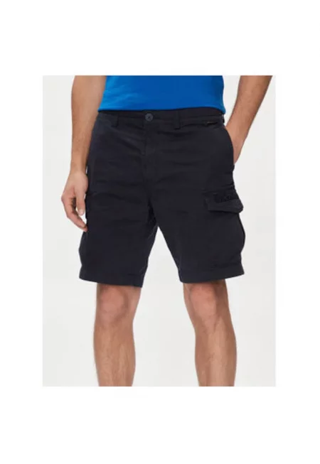 Мъжки шорти -  303757397 - Памук - Син