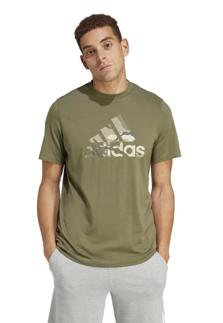 Памучна тениска Camo Badge с лого