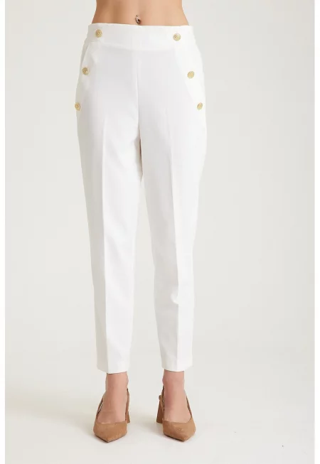 Панталон с висока и еластична талия