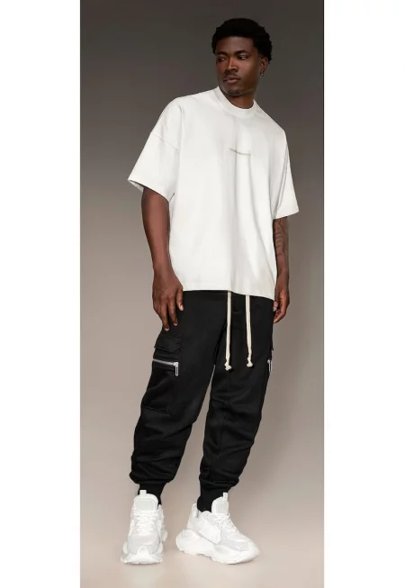 Панталони Карго Джогър – P16168 - Черен