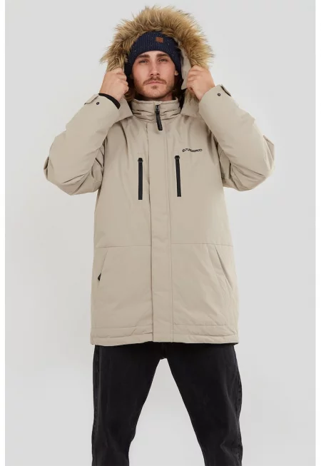 Парка Spirit с еко пух - Светло сив