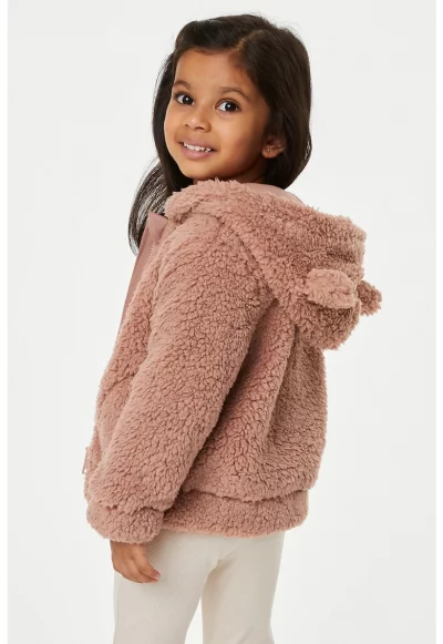 Плюшено яке с качулка