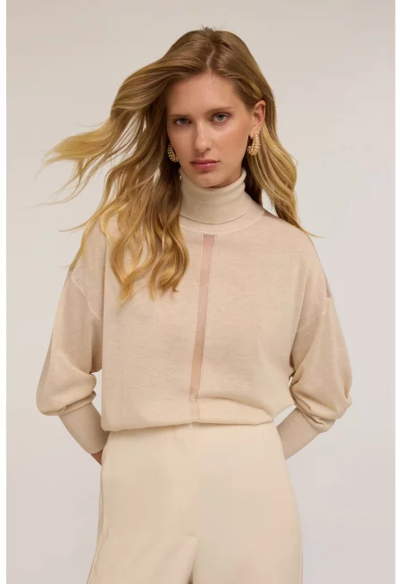 Поло с полупрозрачни панели