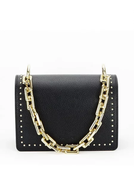 Премиум чанта от естествена кожа 8945 123 Черна 14028