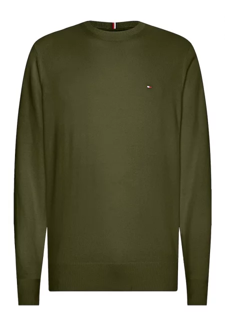 Пуловер с памук и кашмир