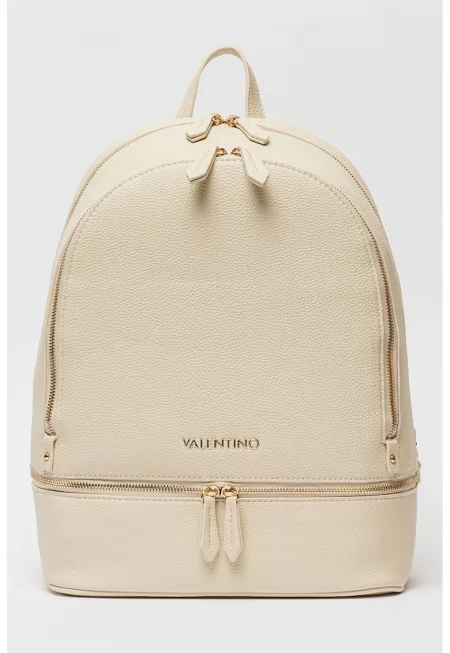 Раница Brixton от еко кожа с отделение за лаптоп - Слонова кост