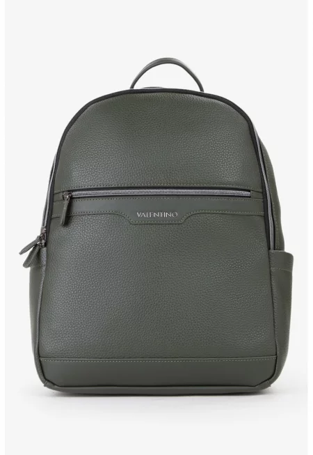 Раница Efeo от еко кожа - Папратово зелено