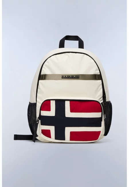 Раница Nadir с множество джобове - Червен/Слонова кост