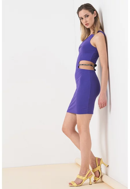 Рокля с едно рамо и отвор