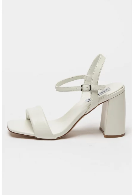 Сандали от кожа и еко кожа - Слонова кост