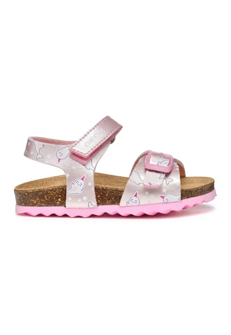 Сандали с десен и велкро