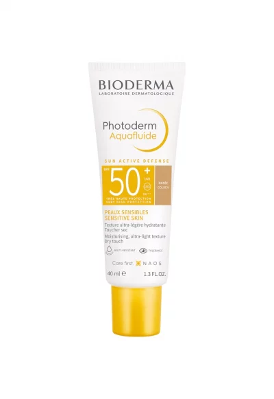 Слънцезащитен флуид  Photoderm Aquafluide SPF 50+ doree - 40 мл