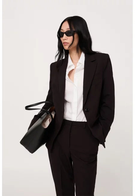 Слим сако - Черен