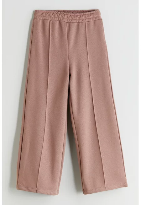 Спортен панталон с памук с еластична талия