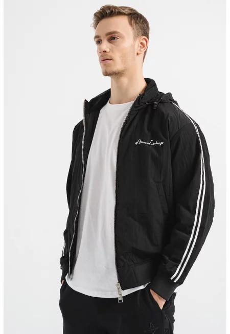 Стандартно яке с лого - Черен/Бял