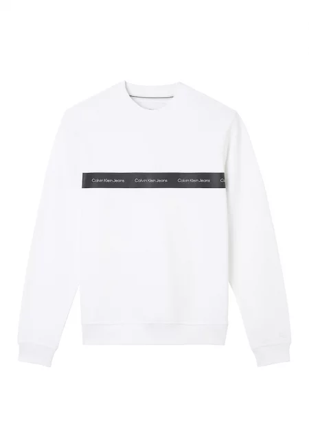 Суитшърт с овално деколте и лого