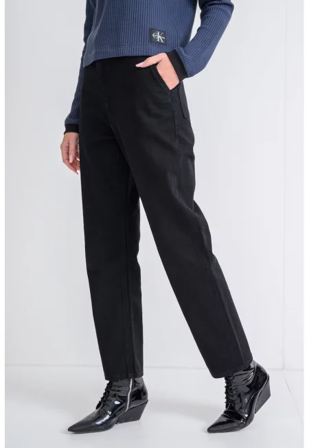 Свободни дънки - Черен