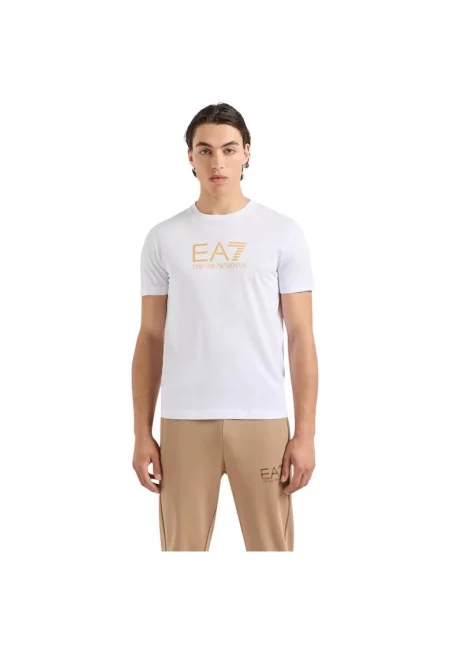 Тениска  EA7 Gold Label - AF10170-7M000007-U0002 35259 - Бял/Златист