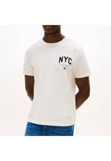 Тениска  HILFIGER SCRIPT NYC TEE-MW0MW40427-Z00