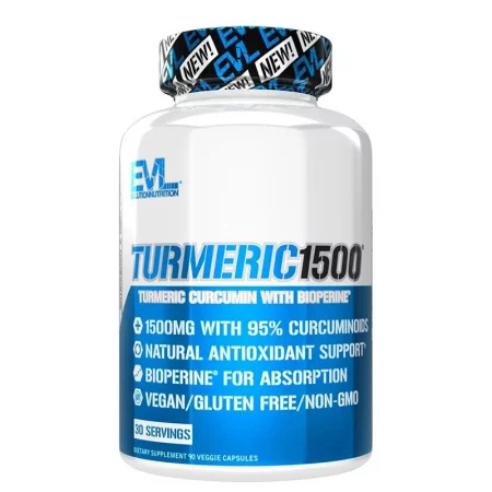 Turmeric 1500 – Куркума (95% куркуминоиди), с черен пипер, 500 mg, 90 капсули