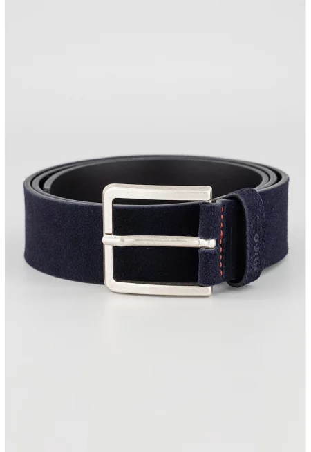 Велурен колан Gionio - Черен