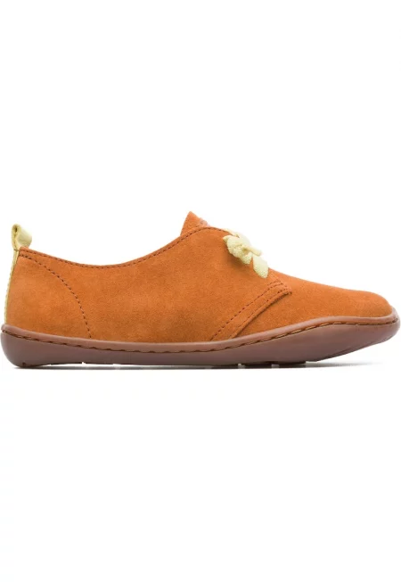 Велурени обувки Peu с връзки