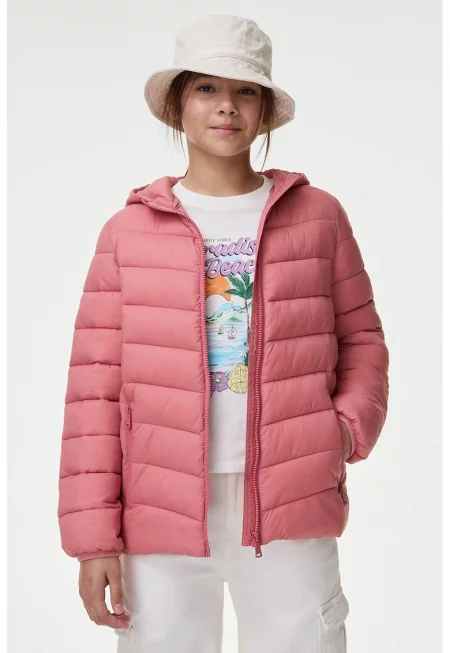 Зимно капитонирано яке с качулка