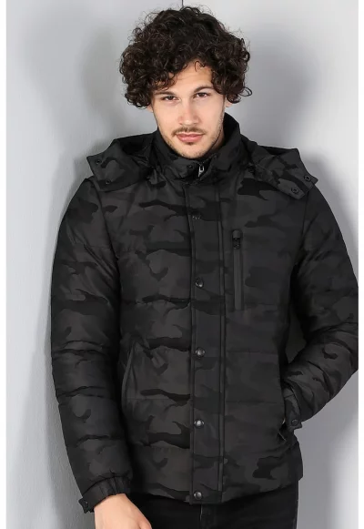 Зимно яке с цип и шарка