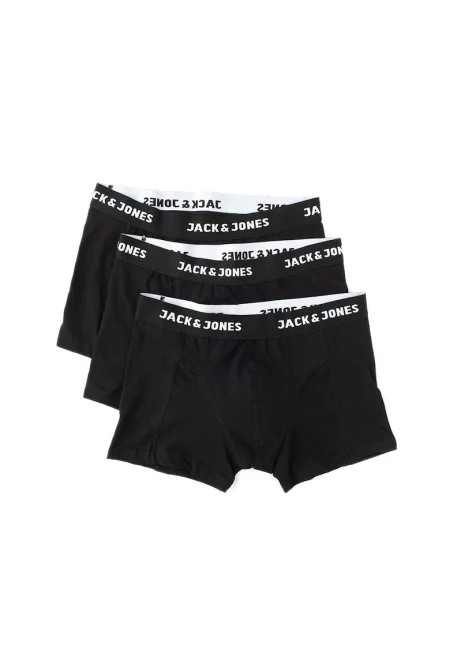 Боксерки Canthony с еластична талия - 3 чифта - Черен