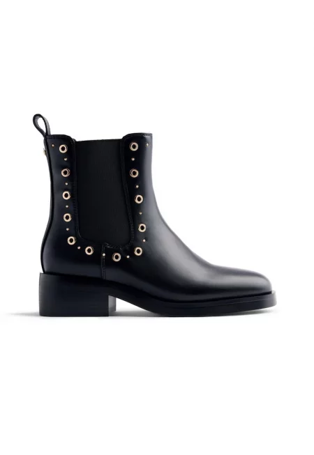 Боти Chelsea с капси - Черен