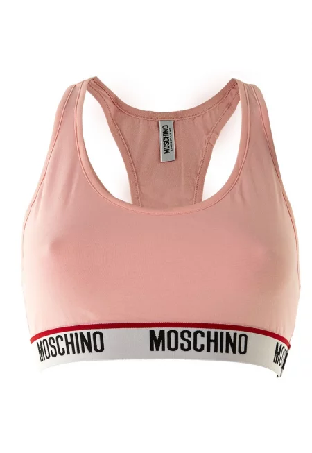 Бюстие с изрязан гръб - Розово