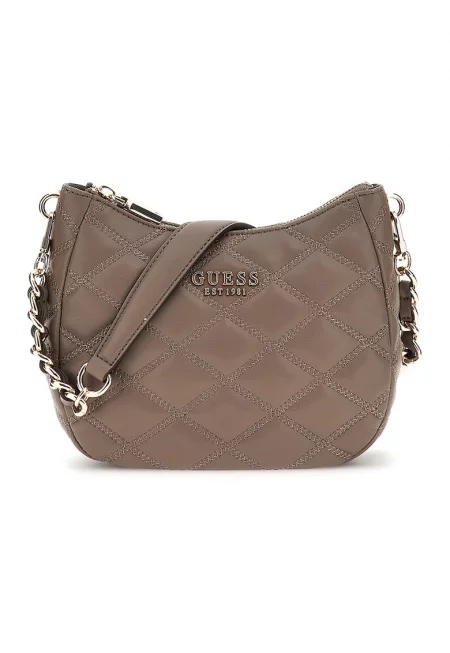 Чанта през рамо Tamsin от еко кожа - Сиво-кафяв