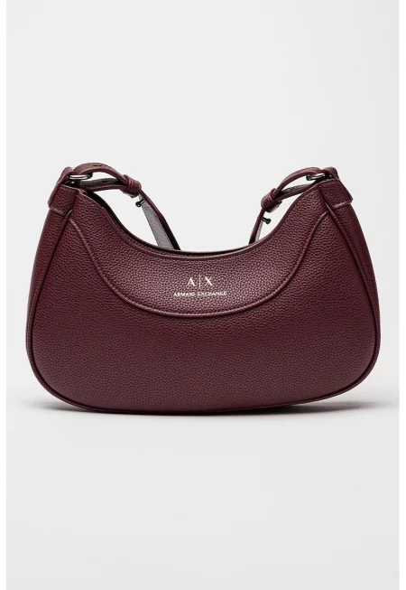 Чанта Wave от еко кожа - Тъмночервен/Лилав