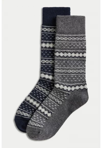 Чорапи със зимна шарка