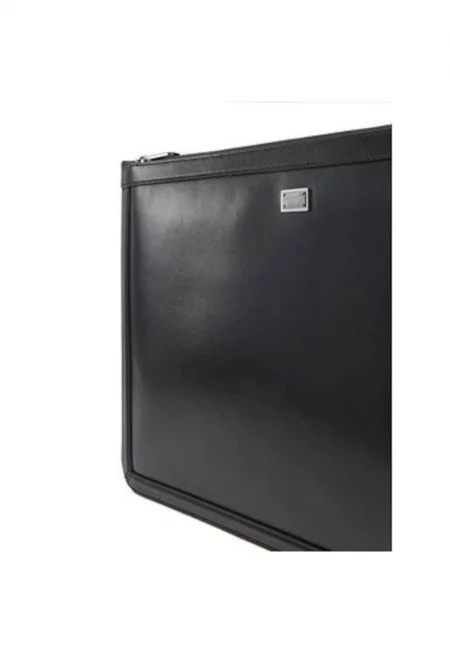 Дамска чанта Dolce Gabbana - черна - синтетичен материал